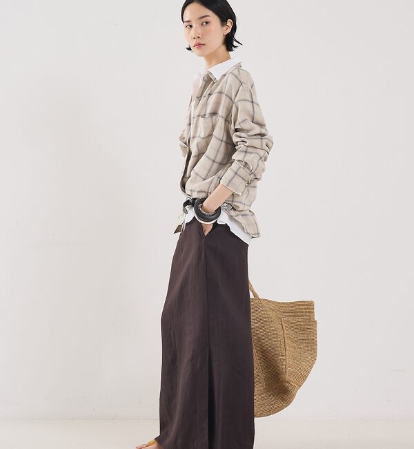 The Store by C' 「【REMI RELIEF】【別注】レーヨンツイルチェックシャツ2」|シャツ・ブラウス|