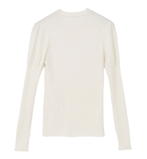 TIARA「【Bilitis dix-sept ans/ビリティス・ディセッタン】Puff Sleeve Pullover」|ニット・セーター|