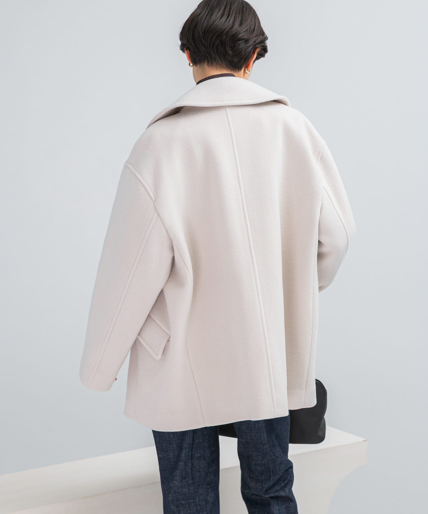 URBAN RESEARCH ROSSO「オーバーミドルPコート」|ピーコート|