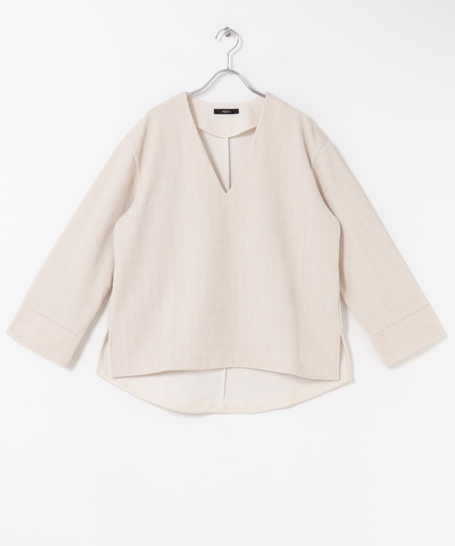 URBAN RESEARCH ROSSO「Vネックモールラメプルオーバー」|Tシャツ・カットソー|