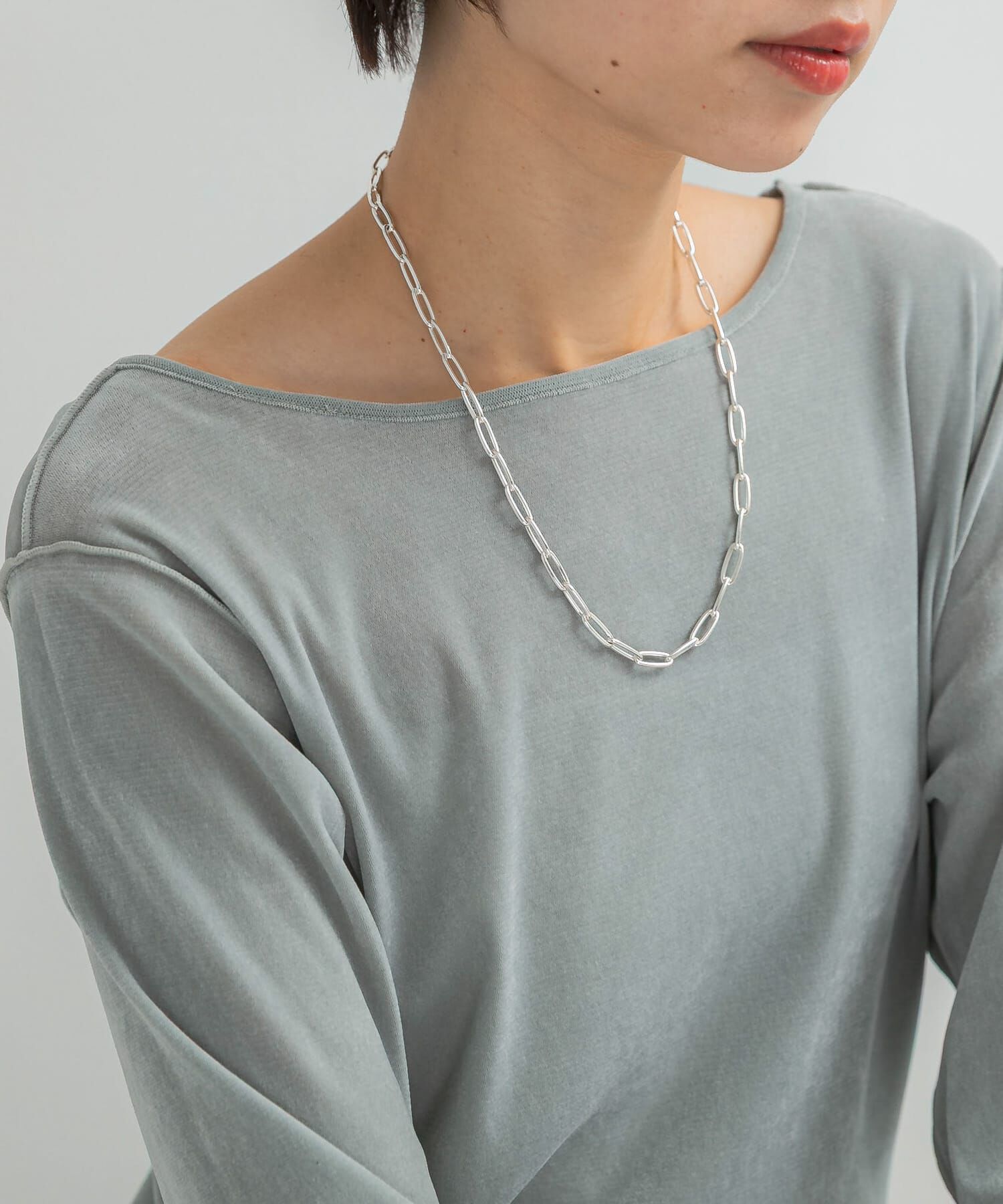 URBAN RESEARCH ROSSO「CHIGNON　オーバル&ボールTOPネックレス」|ネックレス|