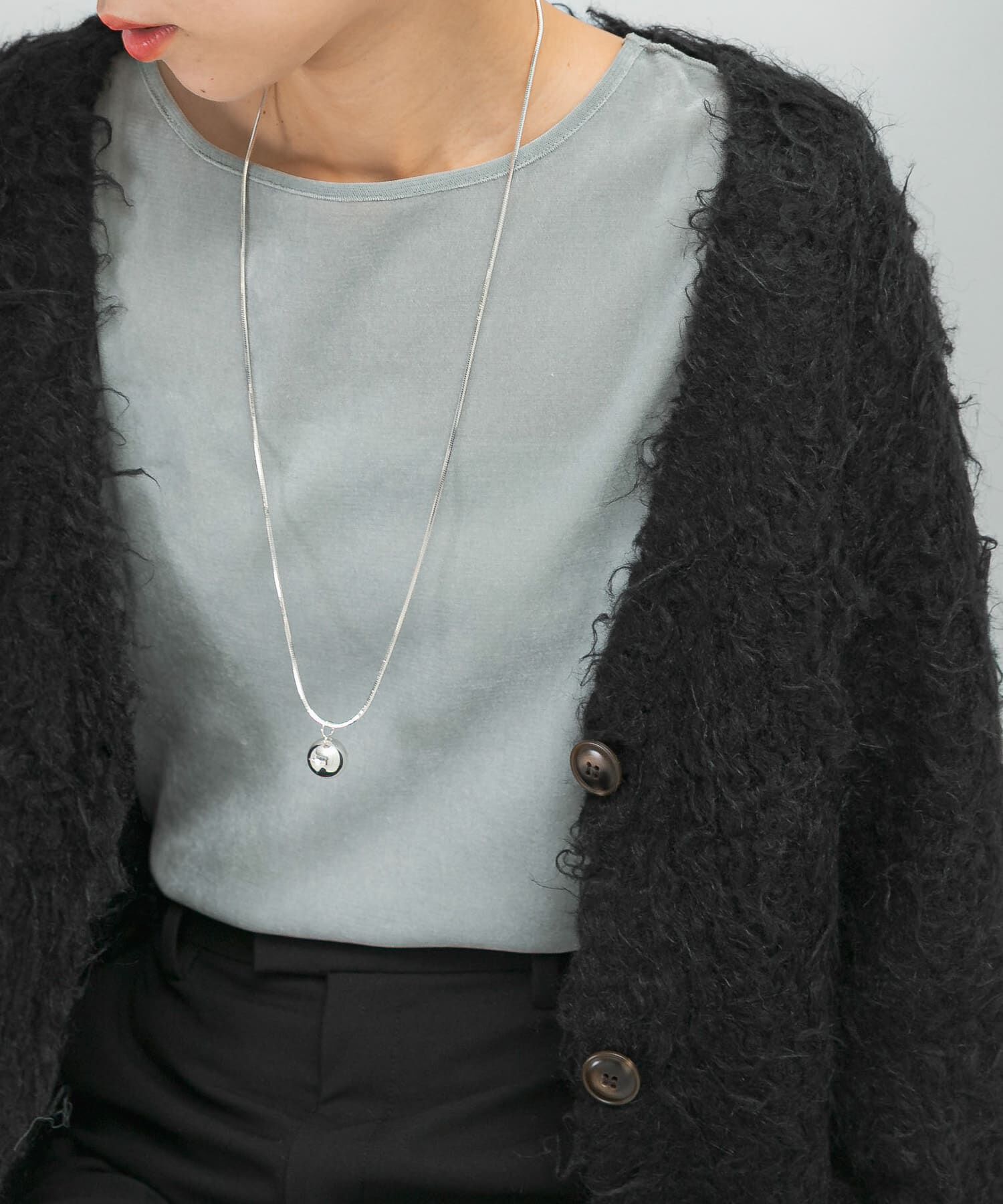 URBAN RESEARCH ROSSO「CHIGNON　オーバル&ボールTOPネックレス」|ネックレス|