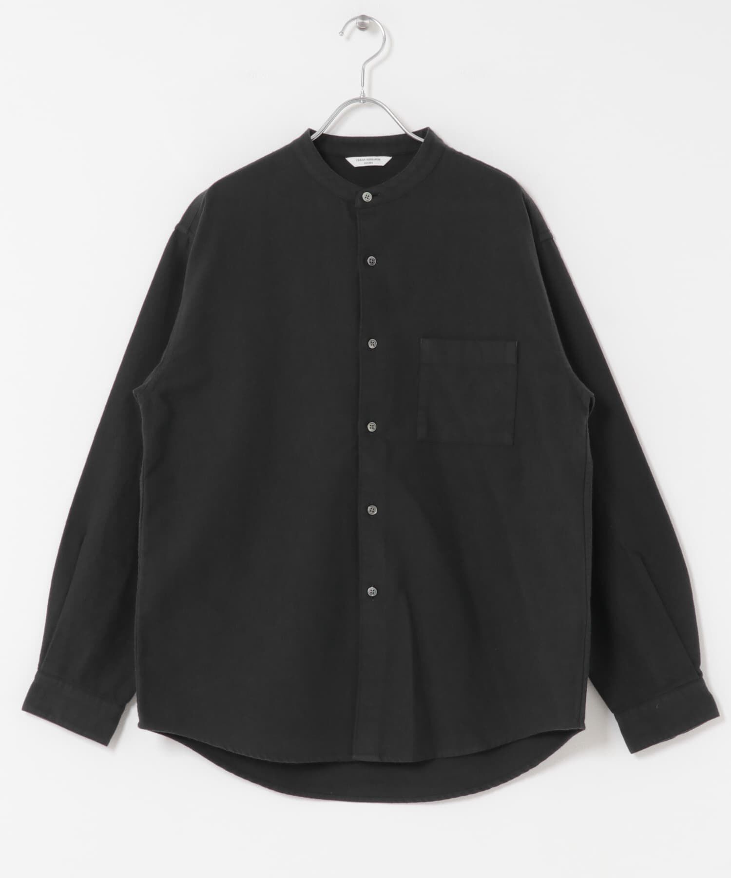 URBAN RESEARCH DOORS「両面起毛ネルバンドカラーシャツ」|シャツ・ブラウス|