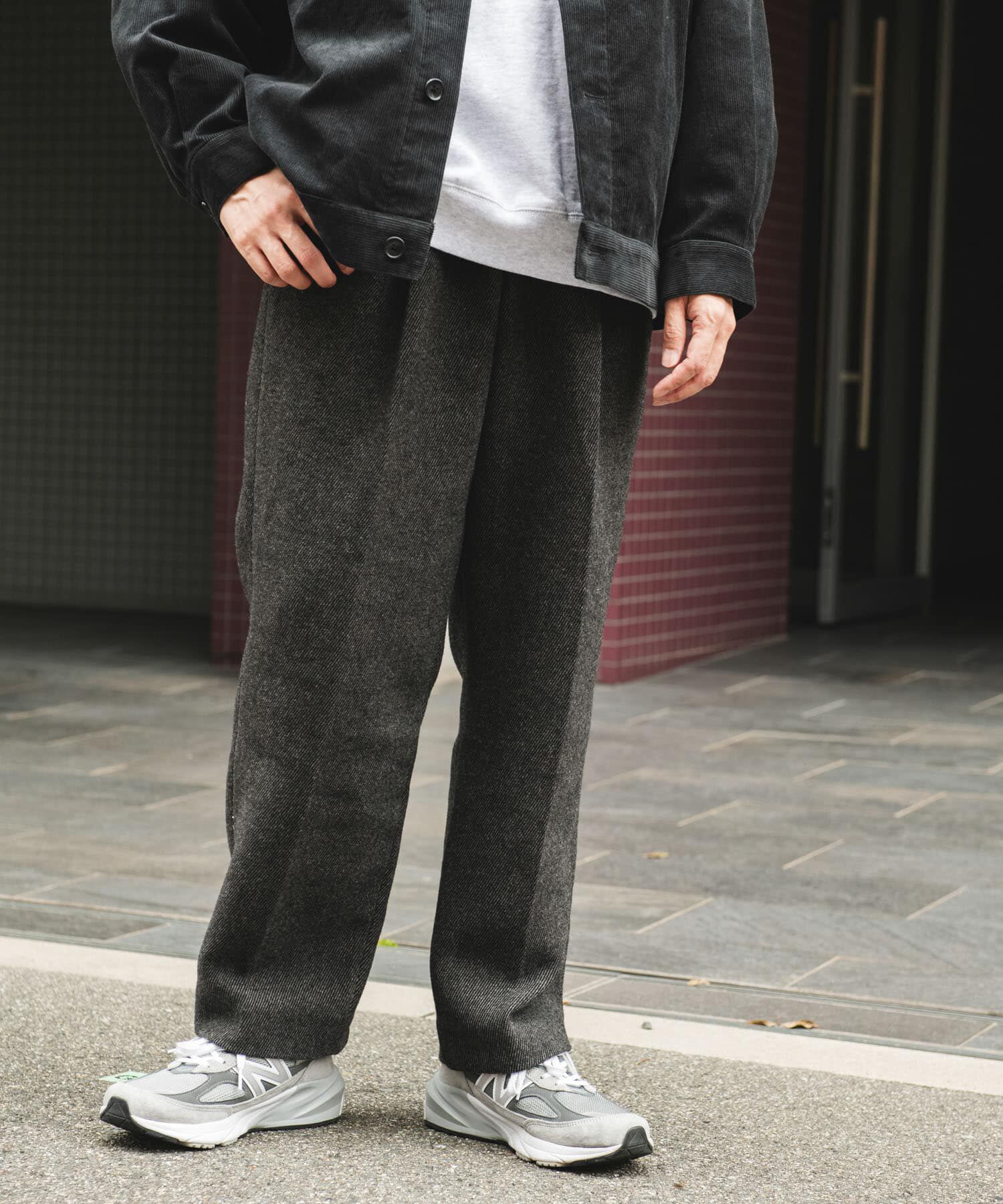 URBAN RESEARCH DOORS「『UR TECH』完声/暖 2タックワイドパンツ」|その他|