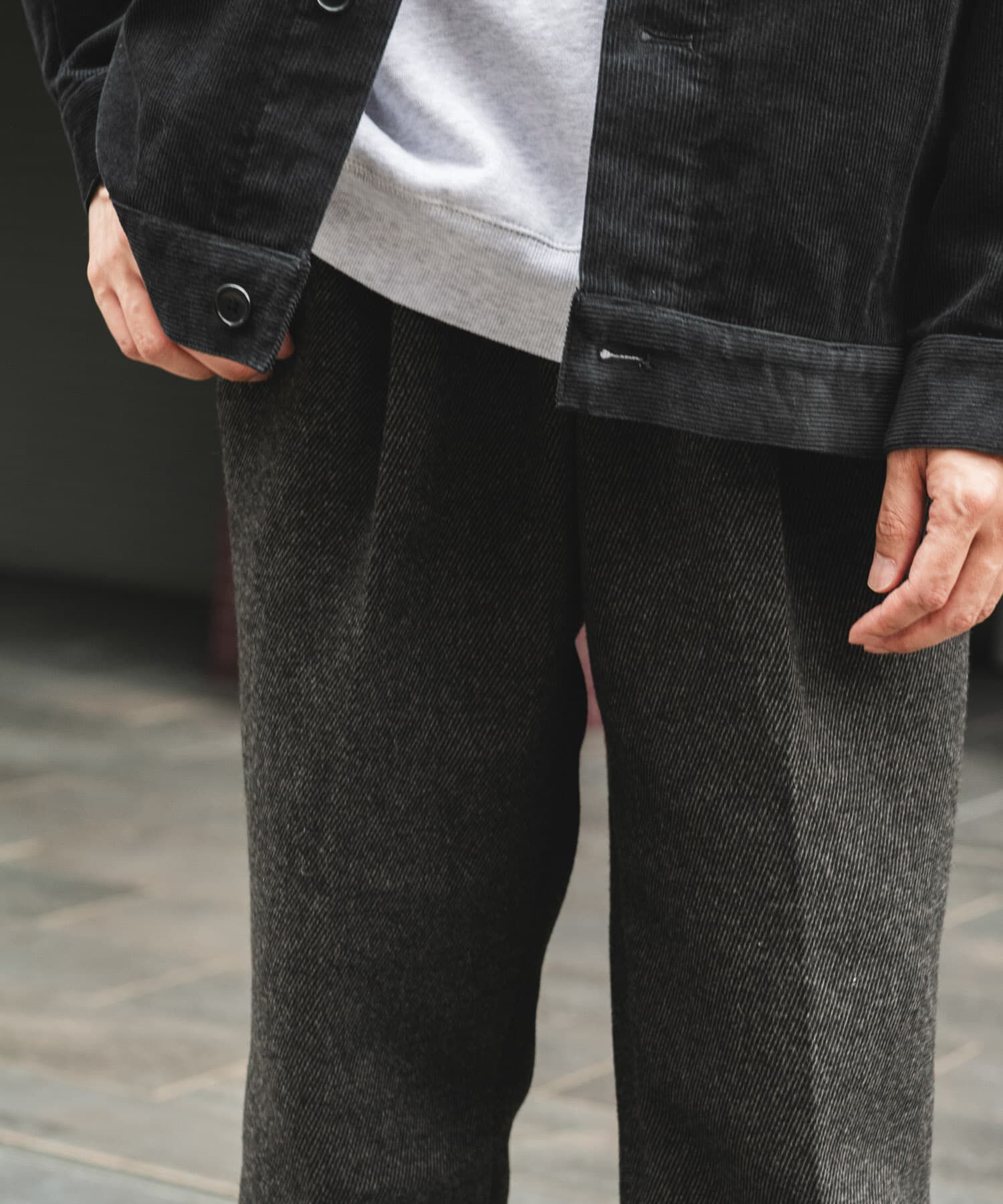 URBAN RESEARCH DOORS「『UR TECH』完声/暖 2タックワイドパンツ」|その他|