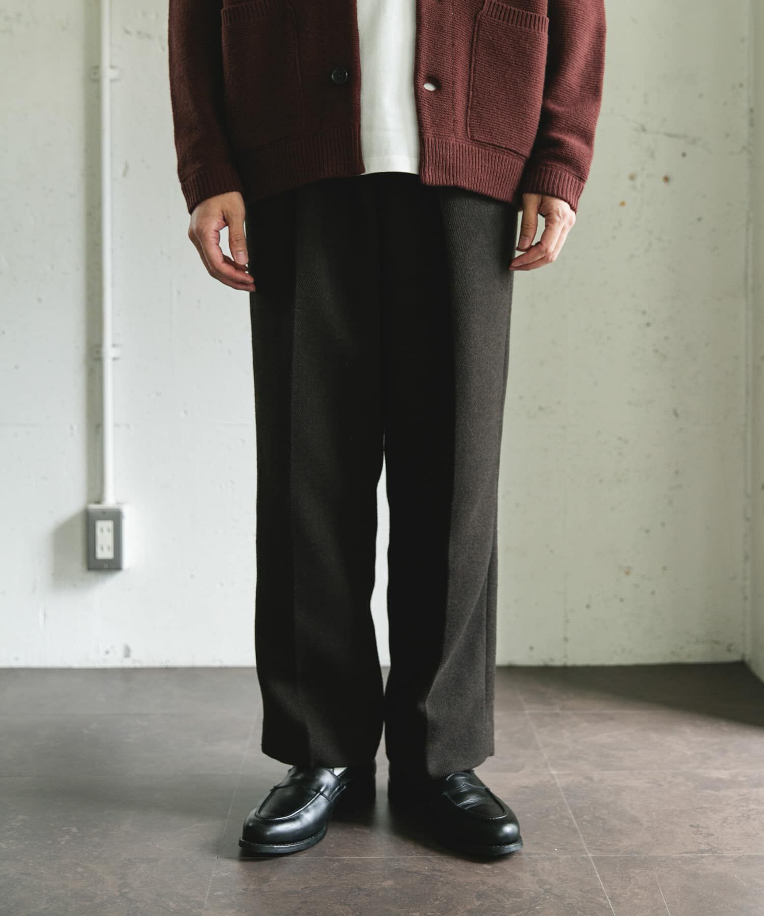 URBAN RESEARCH DOORS「『UR TECH』完声/暖 2タックワイドパンツ」|その他|