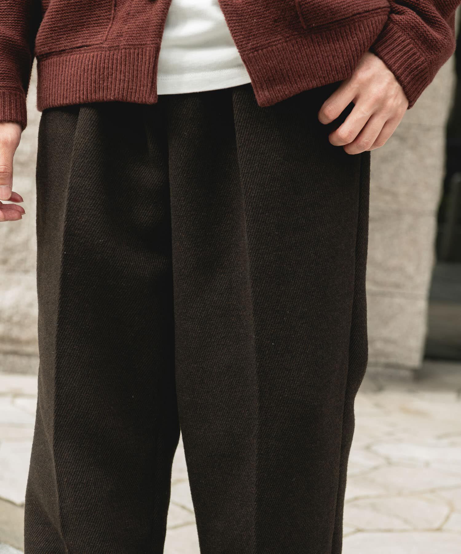 URBAN RESEARCH DOORS「『UR TECH』完声/暖 2タックワイドパンツ」|その他|