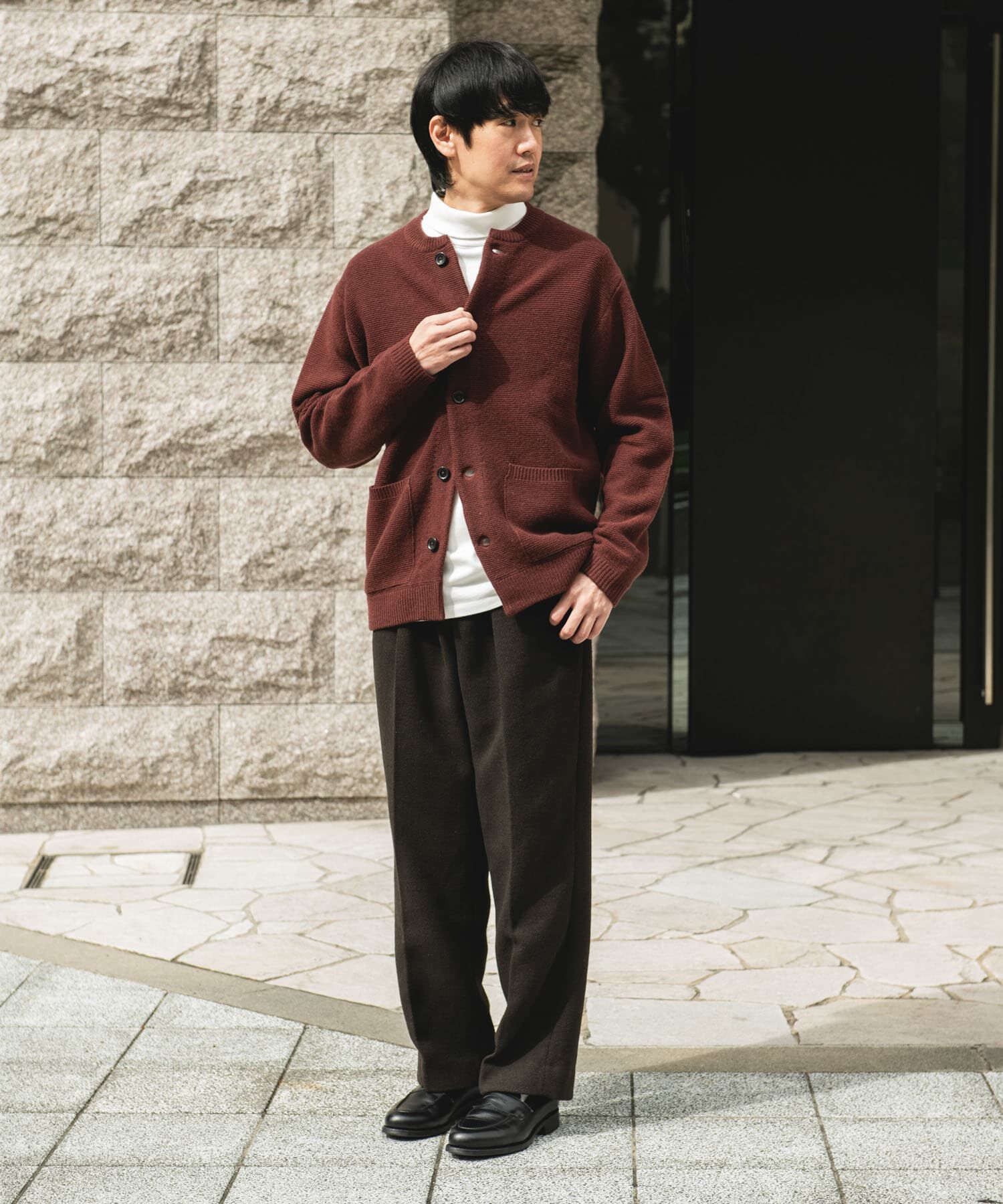 URBAN RESEARCH DOORS「『UR TECH』完声/暖 2タックワイドパンツ」|その他|