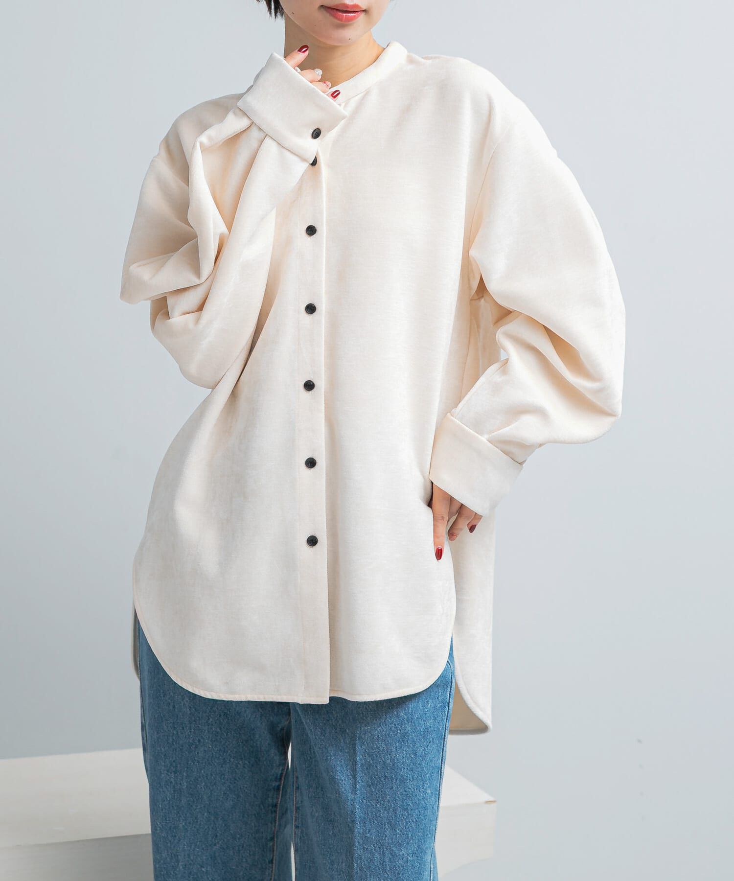 URBAN RESEARCH ROSSO「YENN　MOLE TWILL SHIRT」|シャツ・ブラウス|