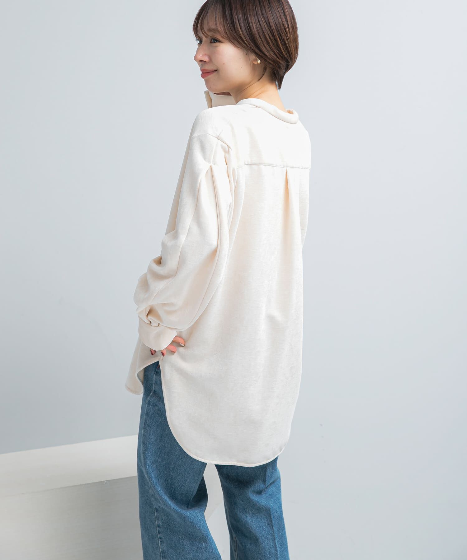 URBAN RESEARCH ROSSO「YENN　MOLE TWILL SHIRT」|シャツ・ブラウス|