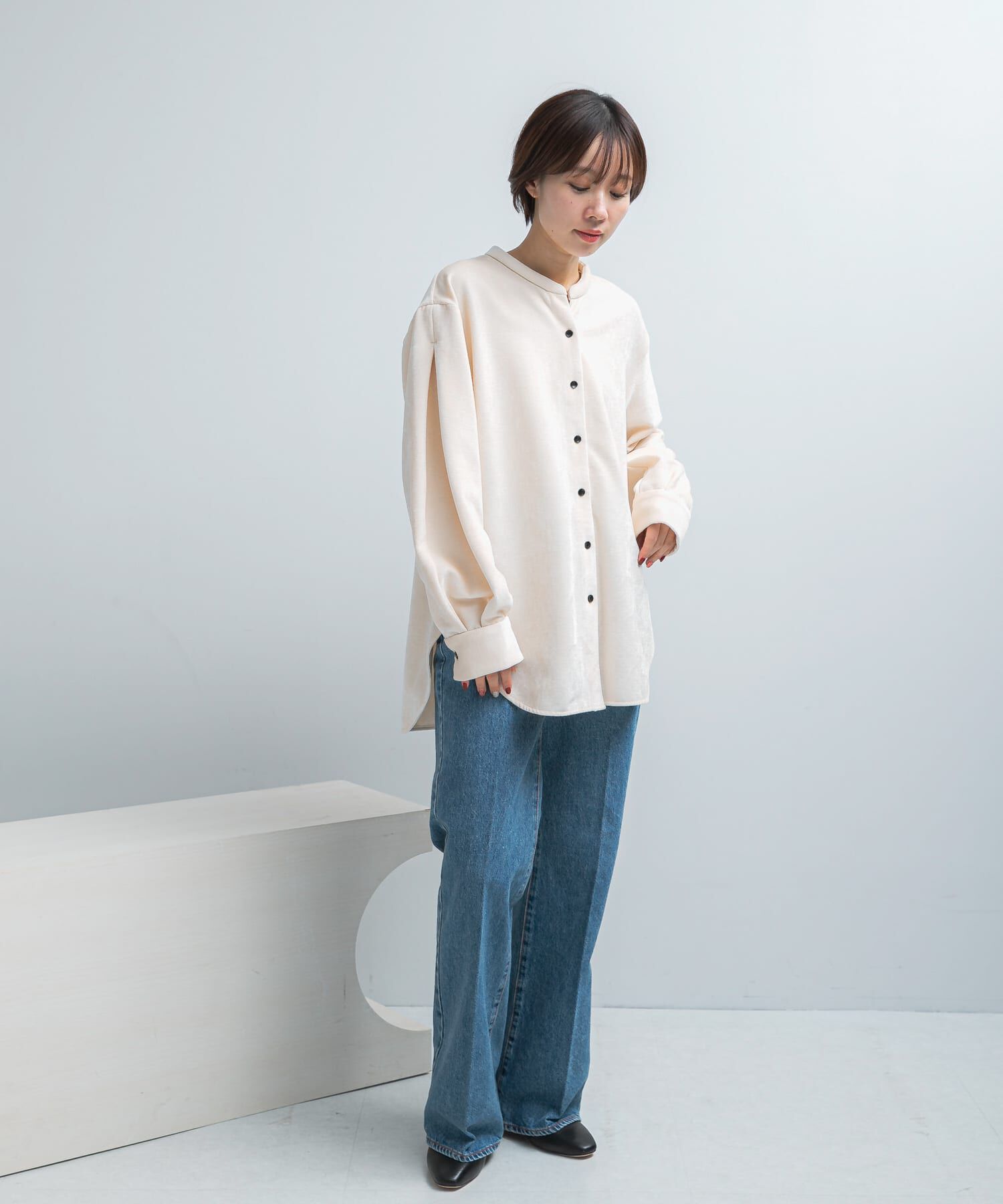 URBAN RESEARCH ROSSO「YENN　MOLE TWILL SHIRT」|シャツ・ブラウス|