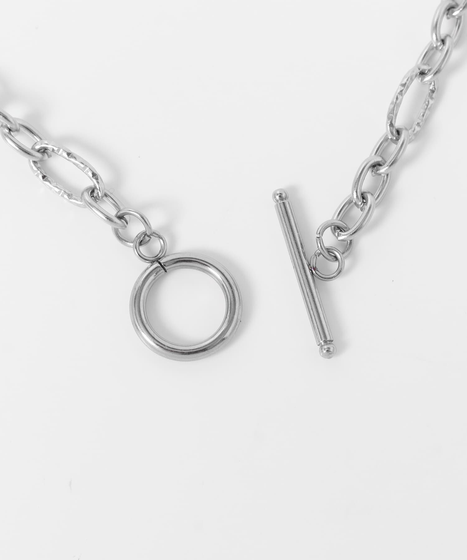 SMELLY「ステンレスオーバルチェーンマンテルネックレス」|ネックレス|