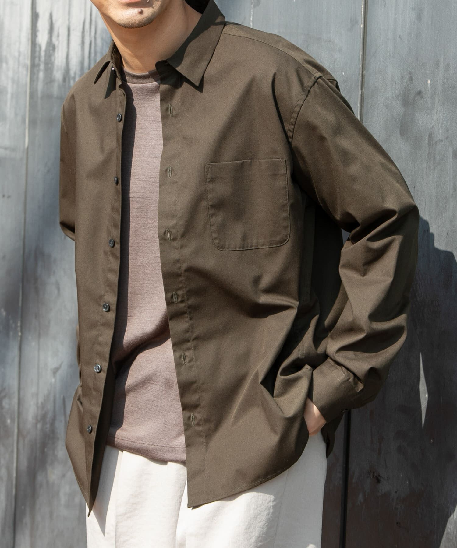 URBAN RESEARCH ROSSO「『防シワ/防臭』アーバンリラックスブロードシャツ」|シャツ・ブラウス|