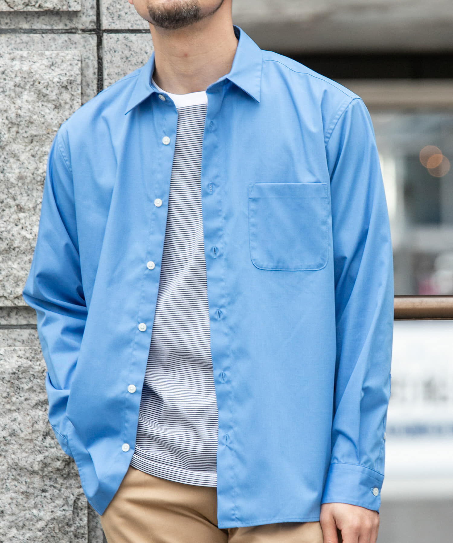 URBAN RESEARCH ROSSO「『防シワ/防臭』アーバンリラックスブロードシャツ」|シャツ・ブラウス|