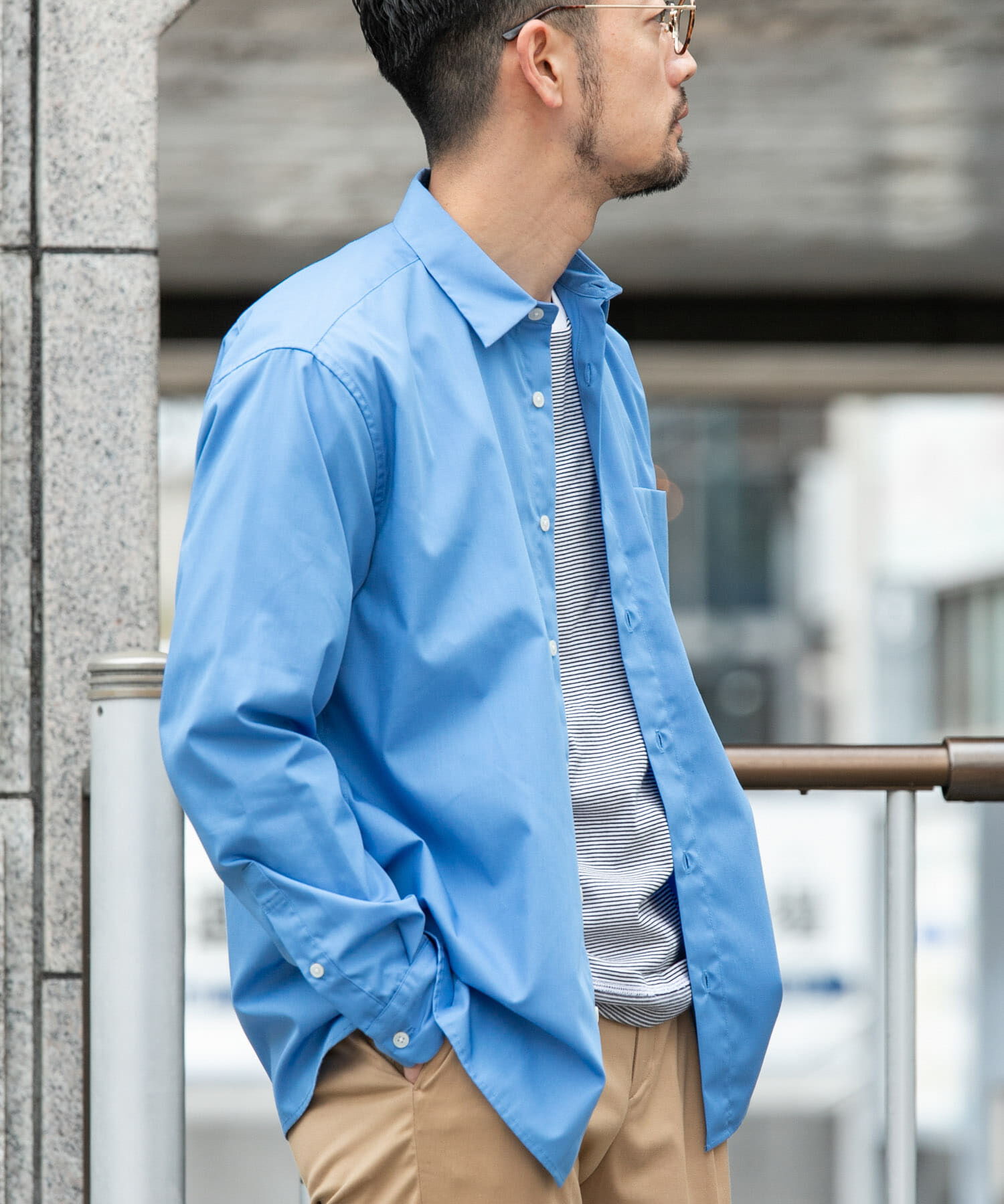 URBAN RESEARCH ROSSO「『防シワ/防臭』アーバンリラックスブロードシャツ」|シャツ・ブラウス|