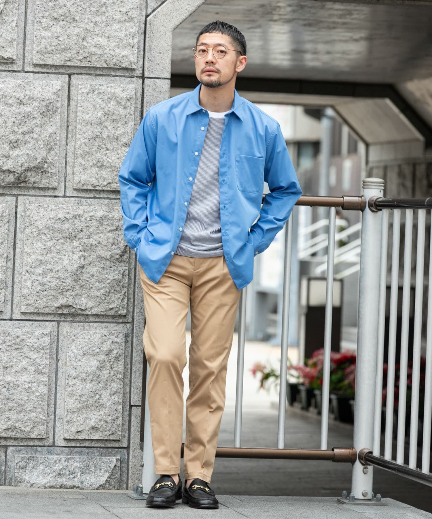 URBAN RESEARCH ROSSO「『防シワ/防臭』アーバンリラックスブロードシャツ」|シャツ・ブラウス|