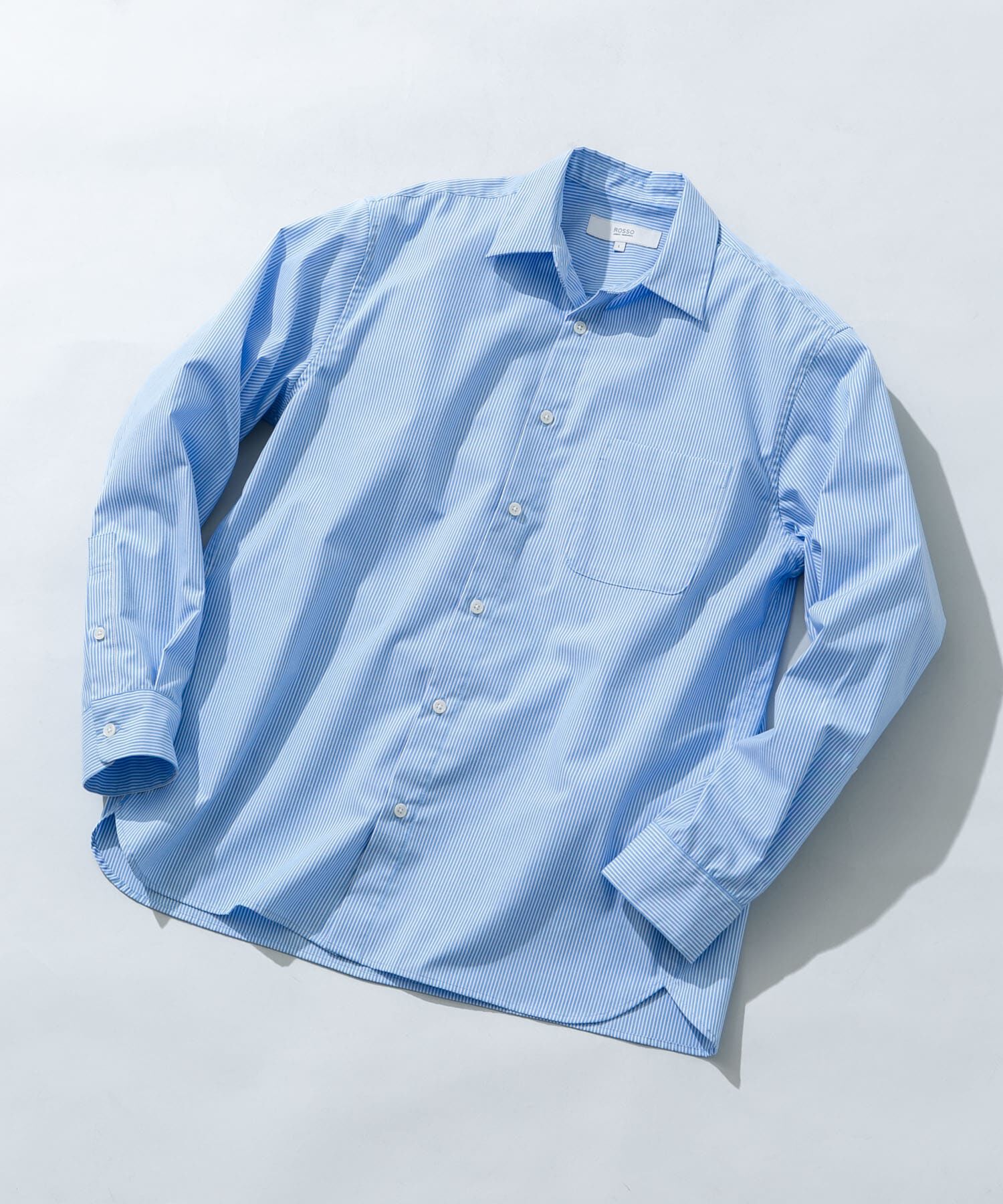 URBAN RESEARCH ROSSO「『防シワ/防臭』アーバンリラックスブロードシャツ」|シャツ・ブラウス|ライトブルー