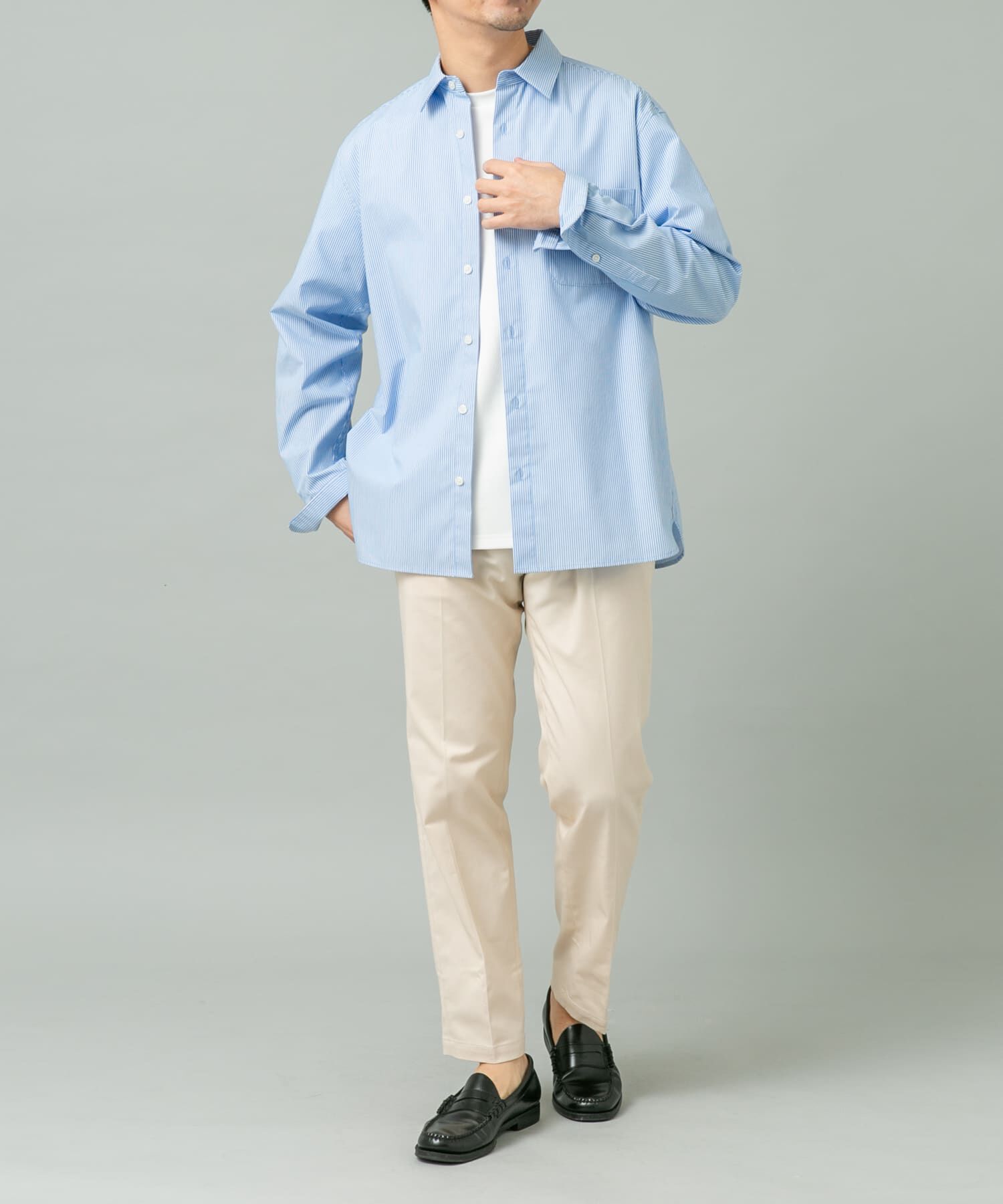 URBAN RESEARCH ROSSO「『防シワ/防臭』アーバンリラックスブロードシャツ」|シャツ・ブラウス|