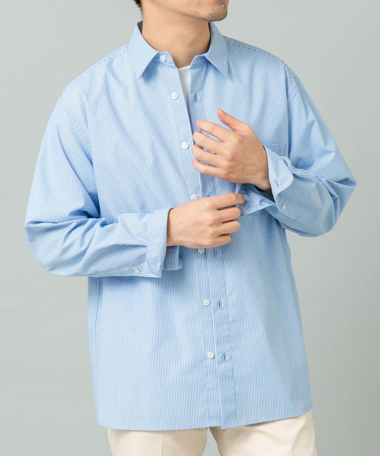 URBAN RESEARCH ROSSO「『防シワ/防臭』アーバンリラックスブロードシャツ」|シャツ・ブラウス|