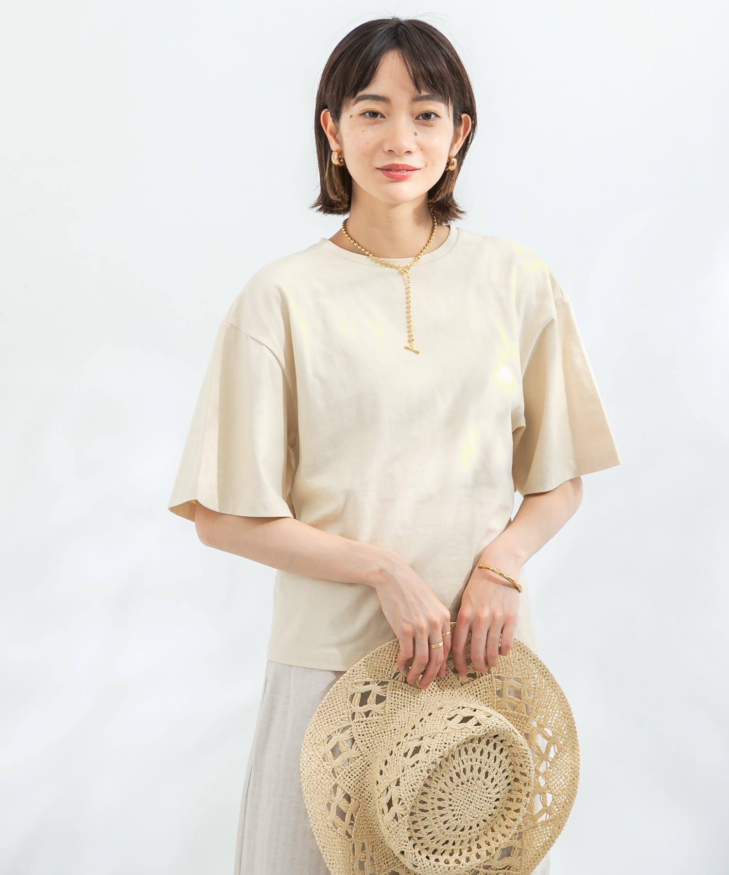  「BACKホックTシャツ」|Tシャツ・カットソー|