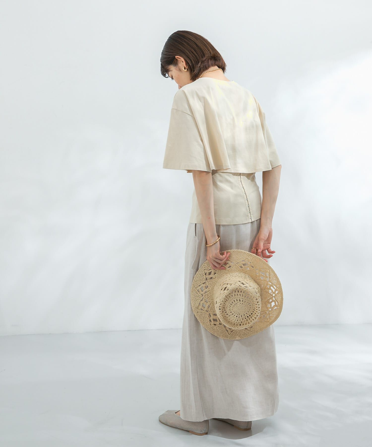  「BACKホックTシャツ」|Tシャツ・カットソー|