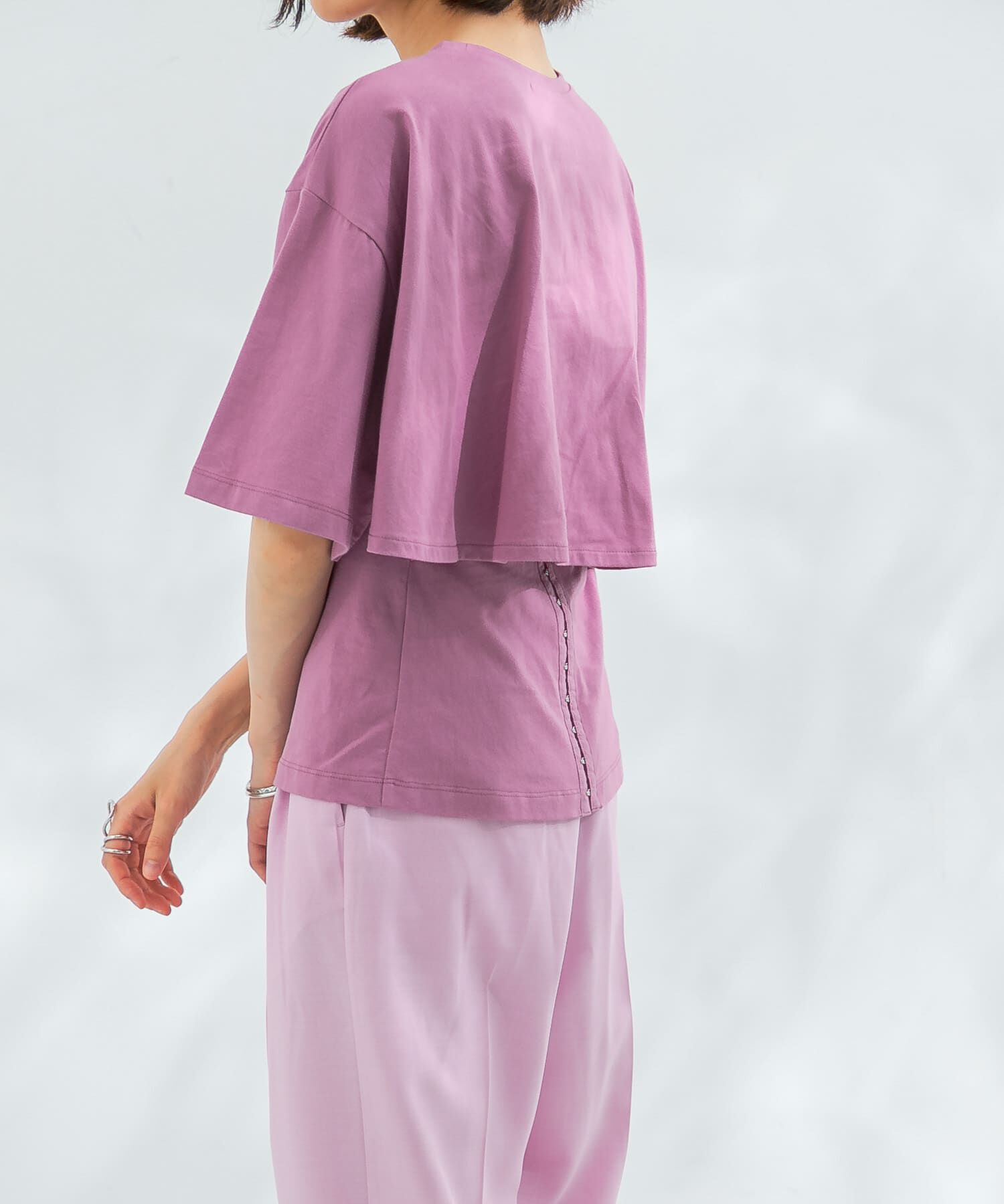  「BACKホックTシャツ」|Tシャツ・カットソー|