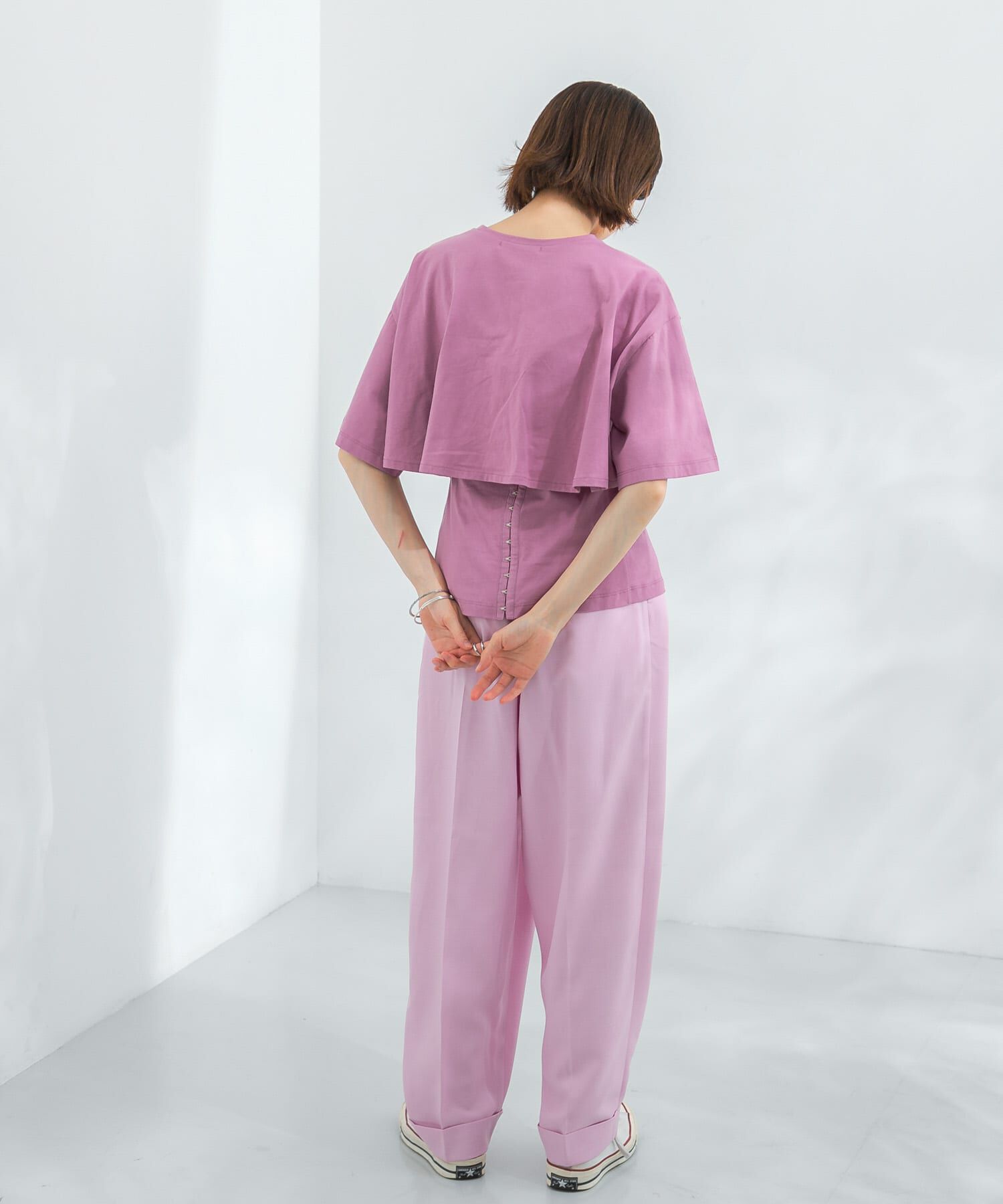  「BACKホックTシャツ」|Tシャツ・カットソー|