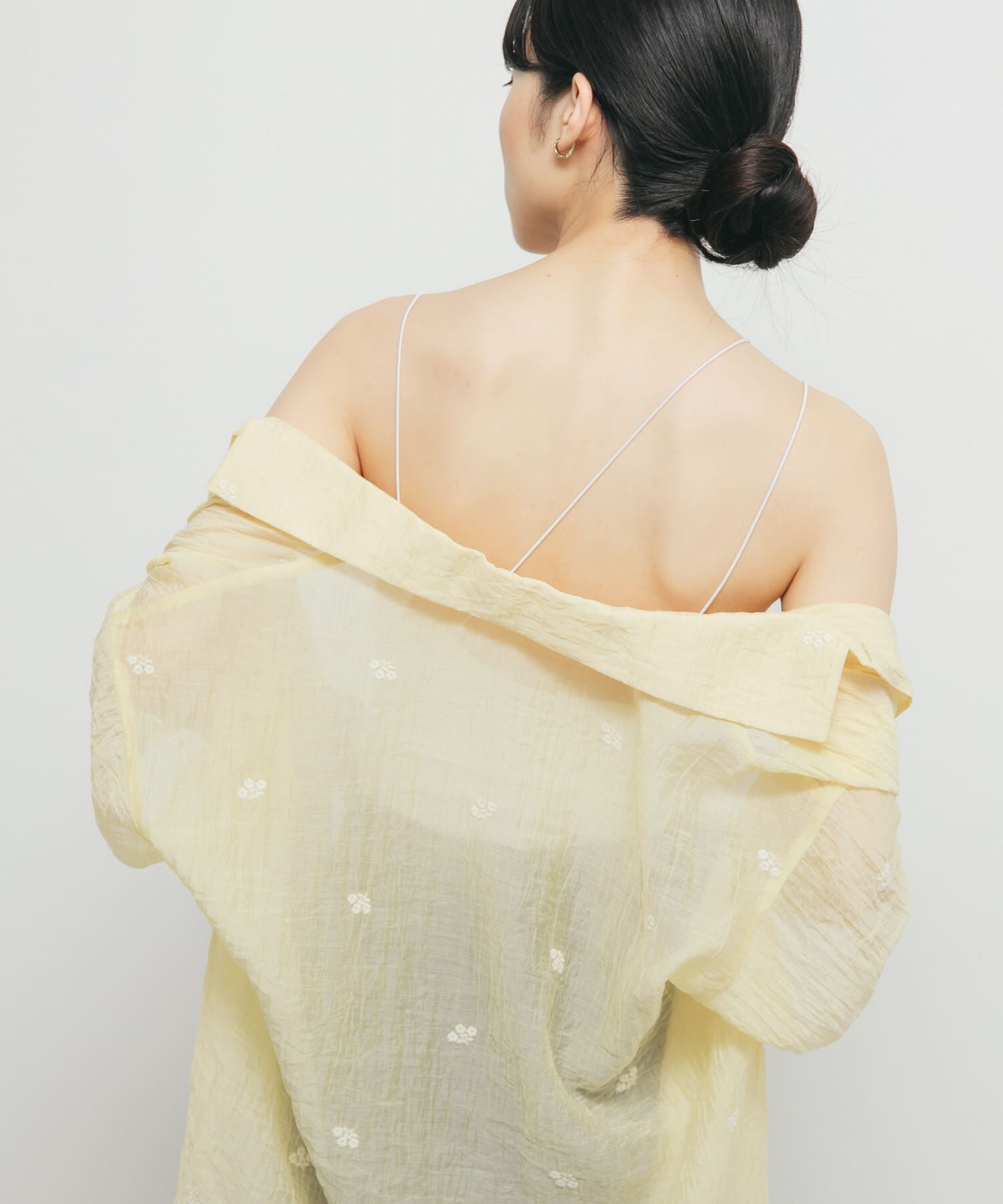  「アシンメトリーカップ付キャミ」|キャミソール|