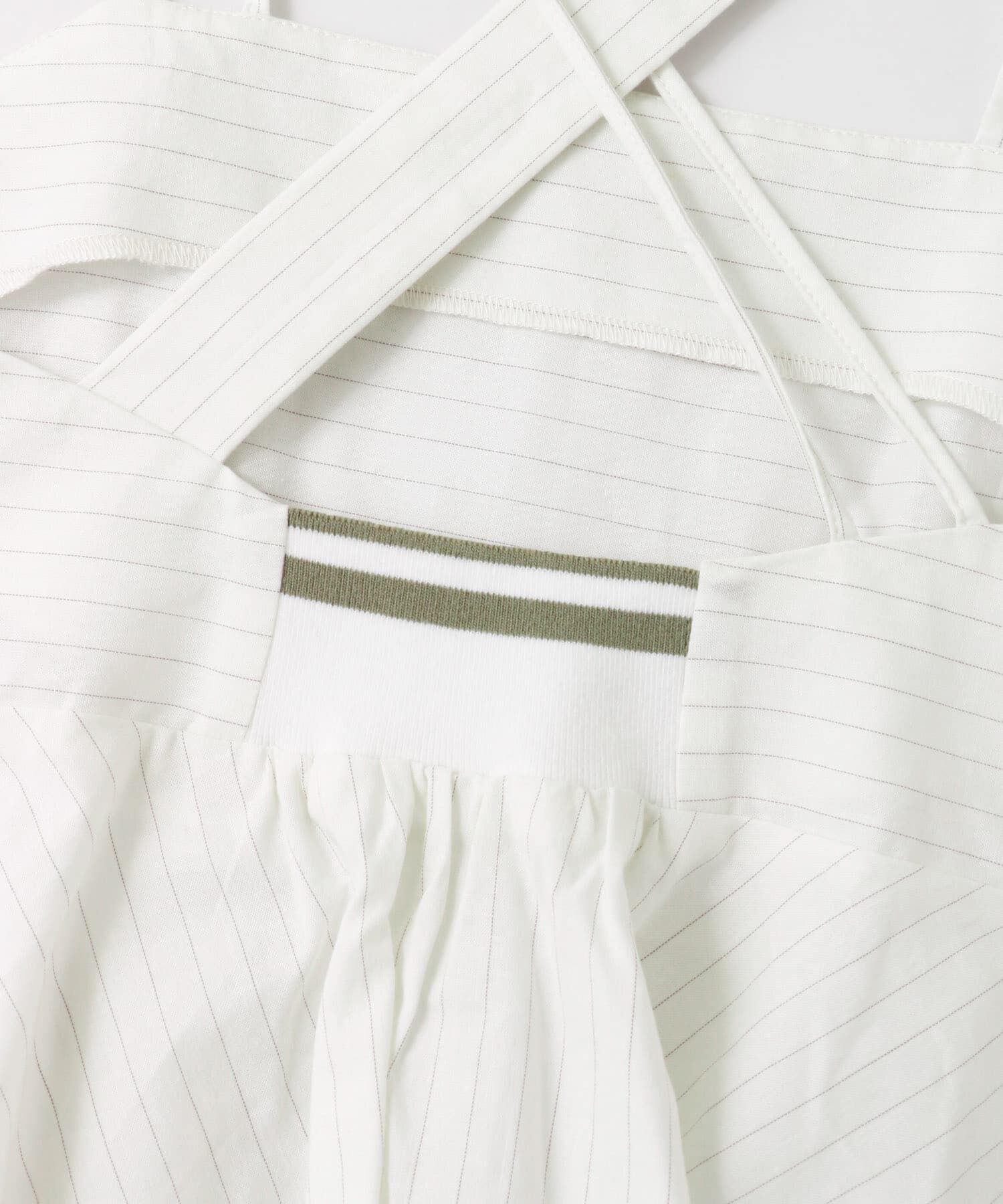  「ストライプアシンメトリーキャミソール&there4;」|キャミソール|