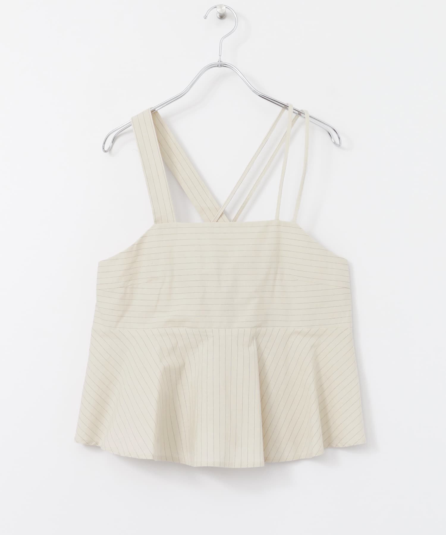  「ストライプアシンメトリーキャミソール&there4;」|キャミソール|