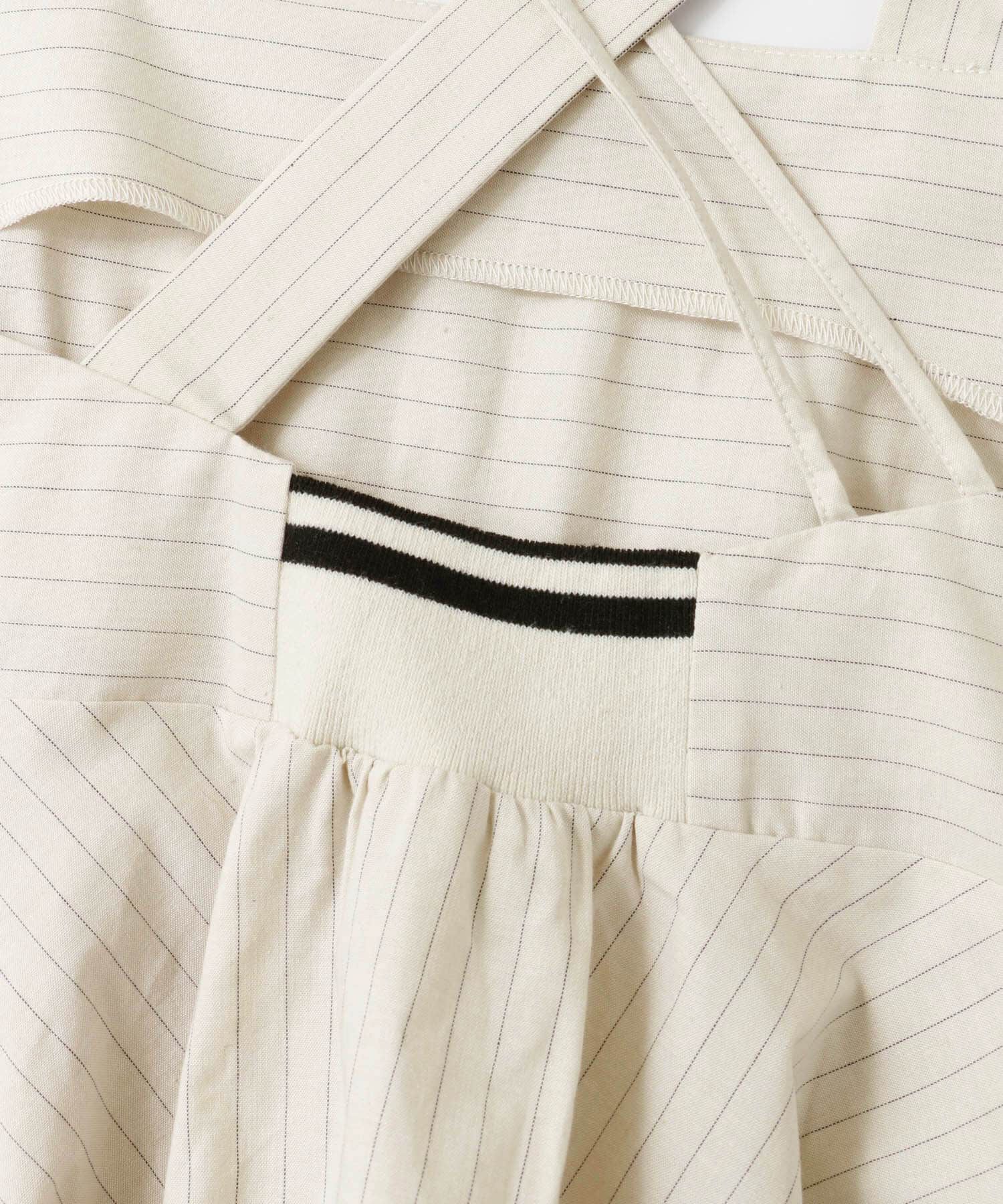  「ストライプアシンメトリーキャミソール&there4;」|キャミソール|