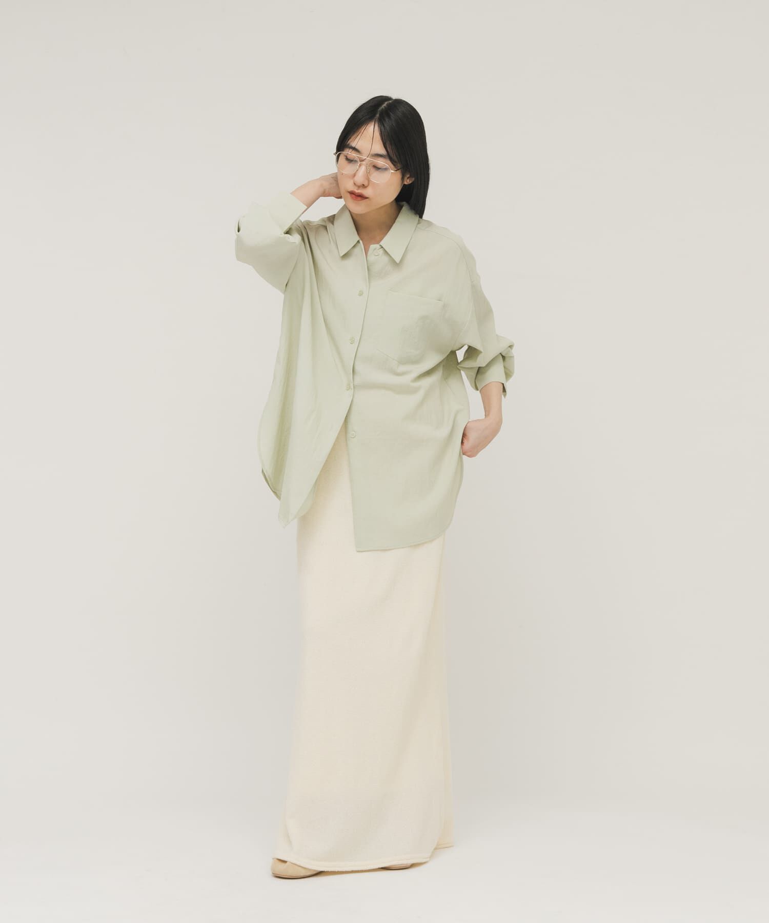  「Iラインニットスカート」|スカート|