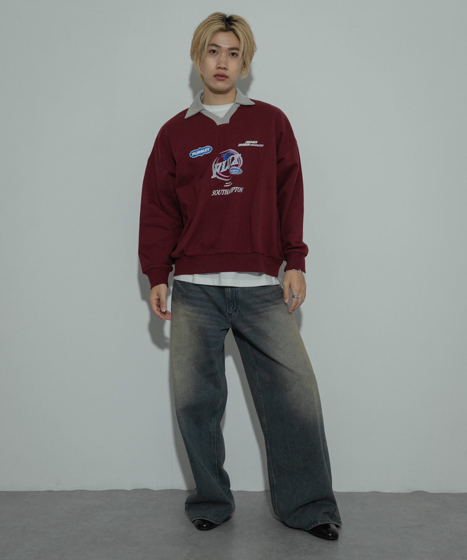 SENSE OF PLACE by URBAN RESEARCH「Game Graphic Long-Sleeve Sweat」|スウェット・ジャージ|