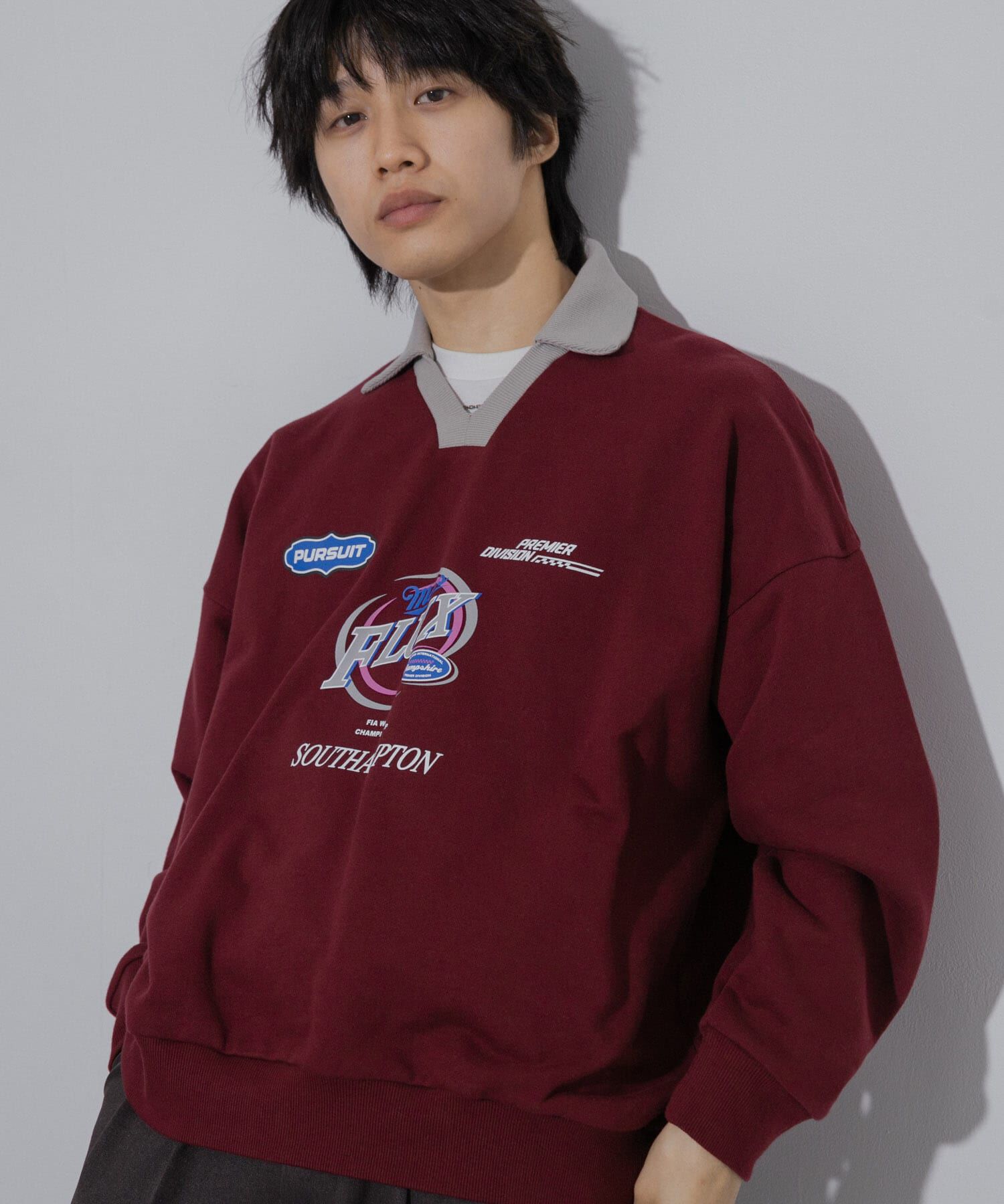 SENSE OF PLACE by URBAN RESEARCH「Game Graphic Long-Sleeve Sweat」|スウェット・ジャージ|