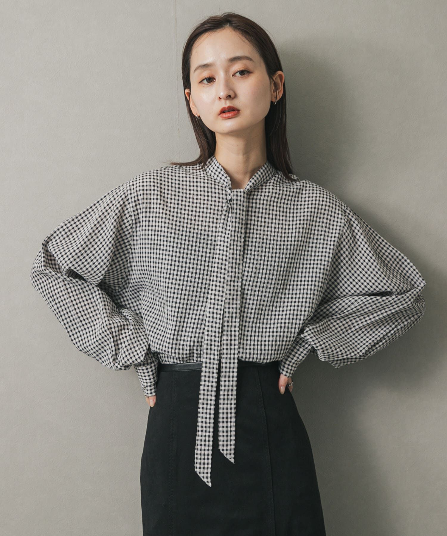 SENSE OF PLACE by URBAN RESEARCH「ボウタイブラウス」|シャツ・ブラウス|