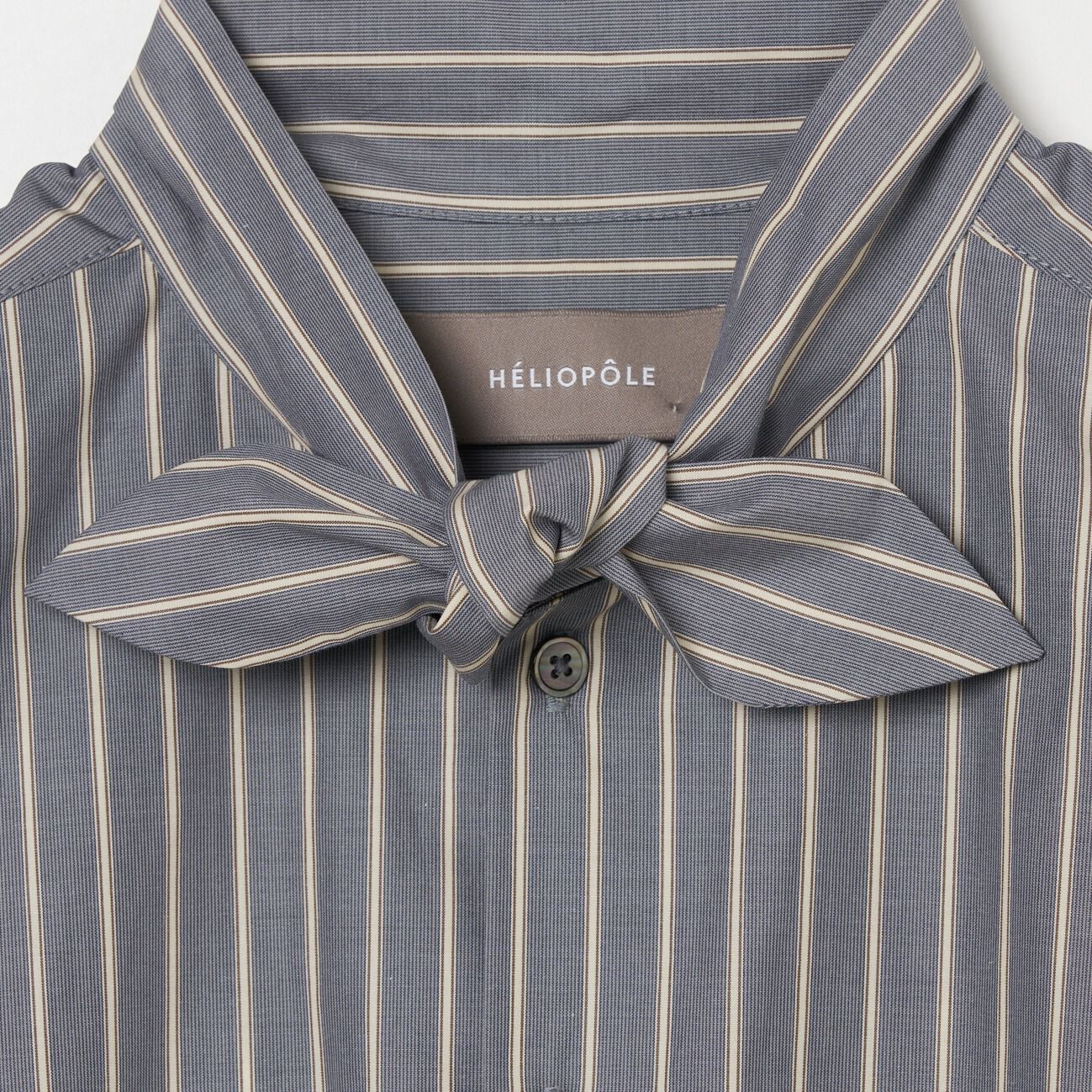 HELIOPOLE「HELIOPOLE SCARF COLLAR SHIRT」|シャツ・ブラウス|