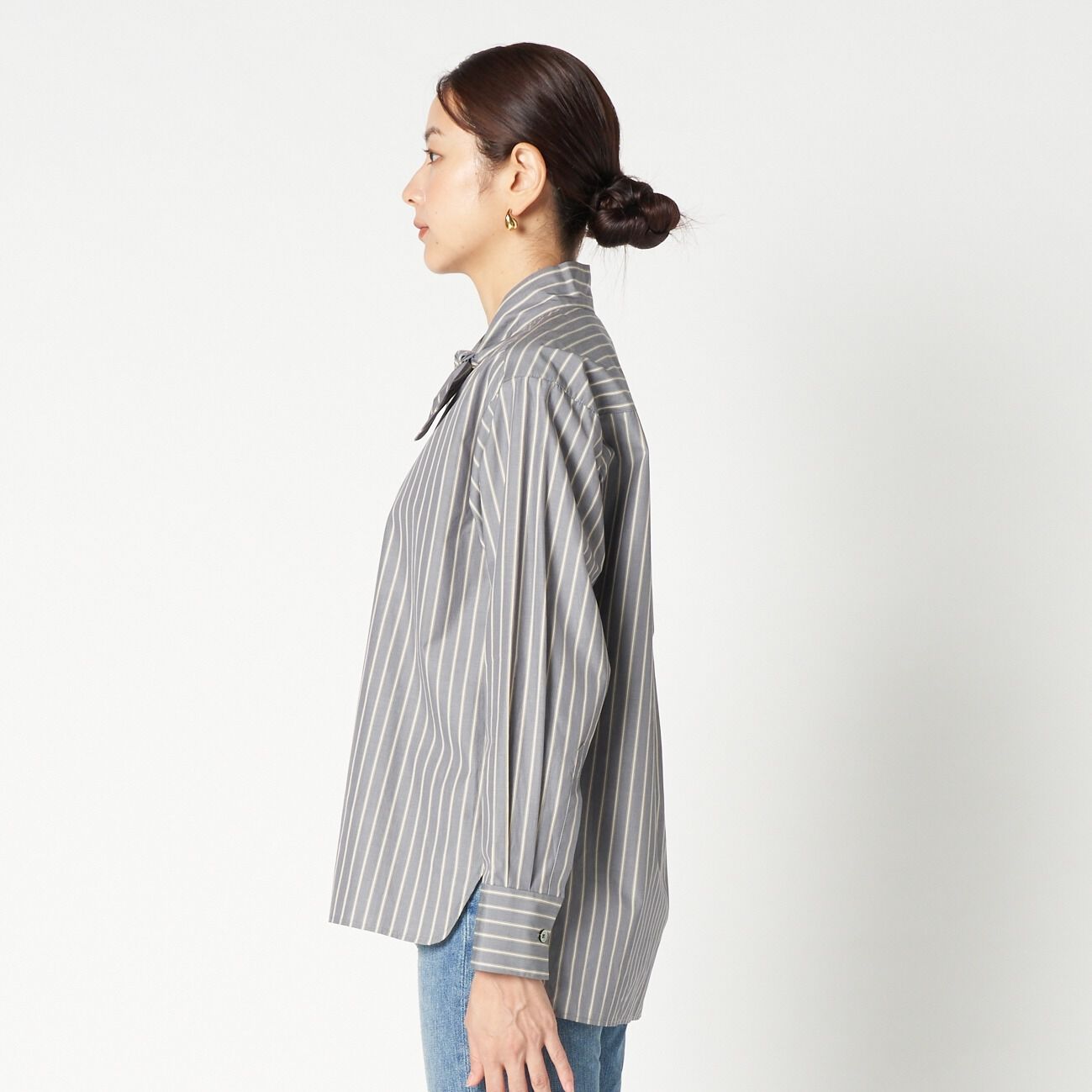 HELIOPOLE「HELIOPOLE SCARF COLLAR SHIRT」|シャツ・ブラウス|