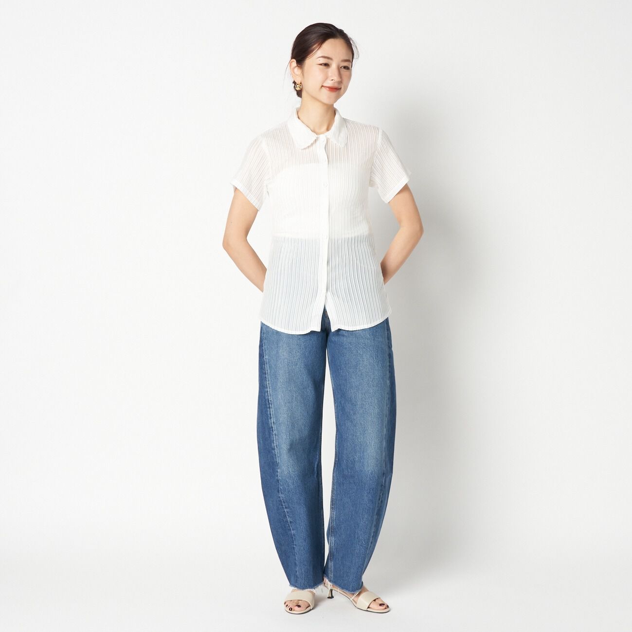 「Gongdid Design PLEATED SHIRT」|シャツ・ブラウス|