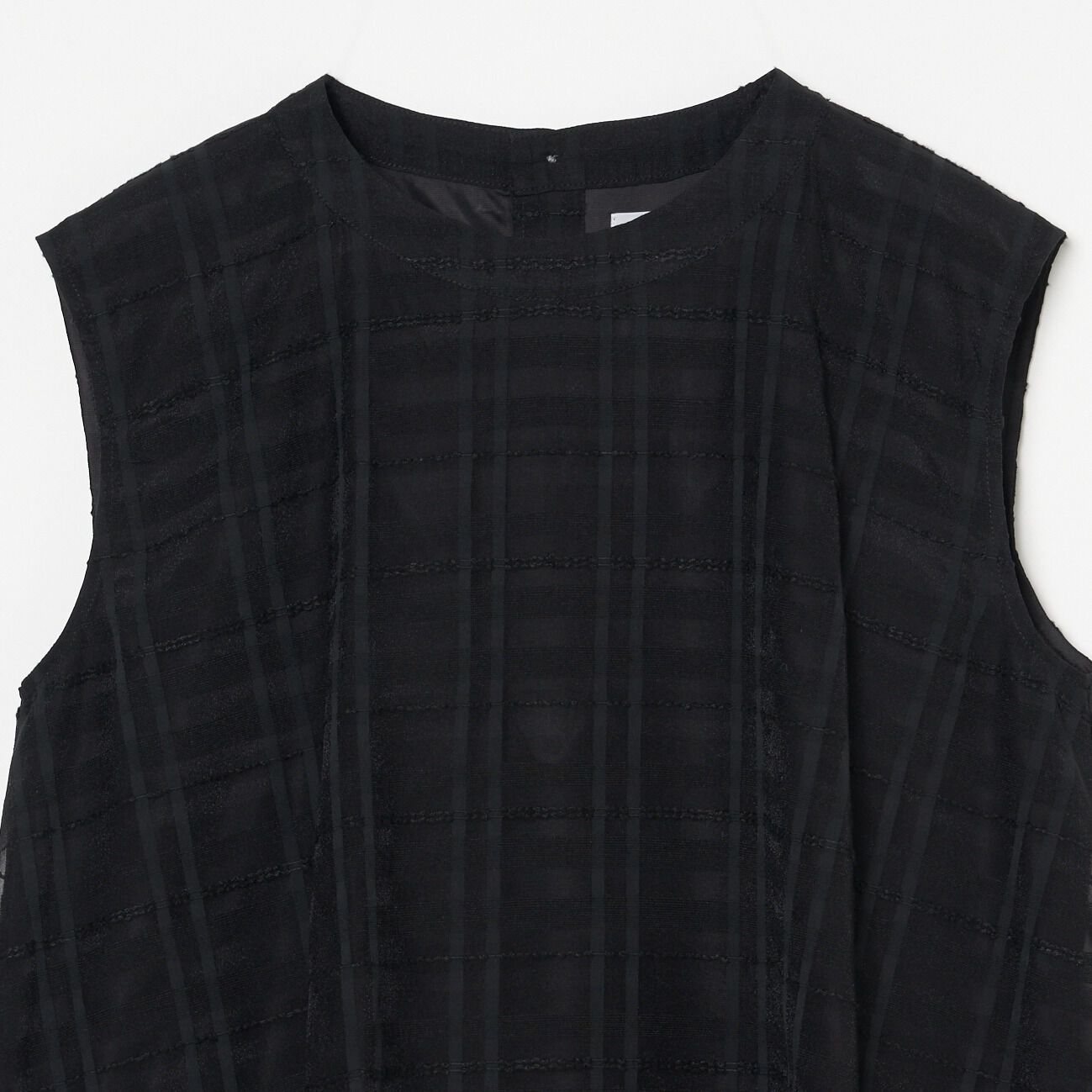 HELIOPOLE「HELIOPOLE CHECK BALLOON HEM BLOUSE」|シャツ・ブラウス|