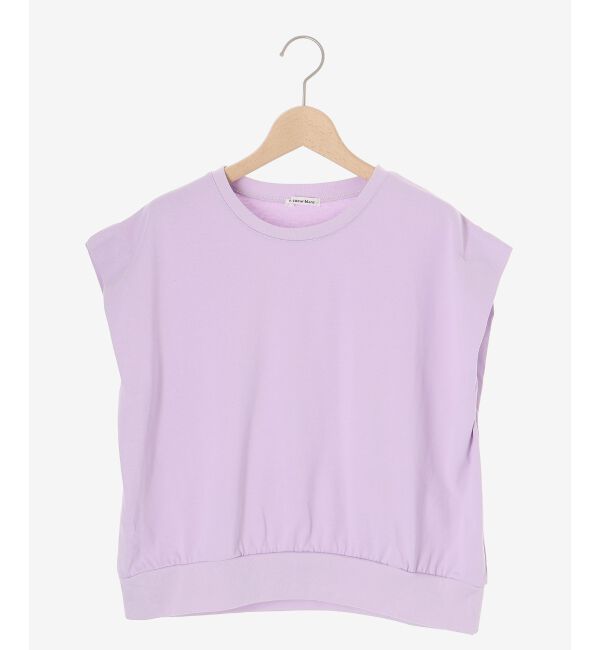  「コットンタックショルダーTシャツ」|Tシャツ・カットソー|