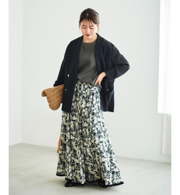  「コットンタックショルダーTシャツ」|Tシャツ・カットソー|