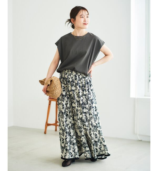  「コットンタックショルダーTシャツ」|Tシャツ・カットソー|