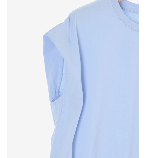  「コットンタックショルダーTシャツ」|Tシャツ・カットソー|