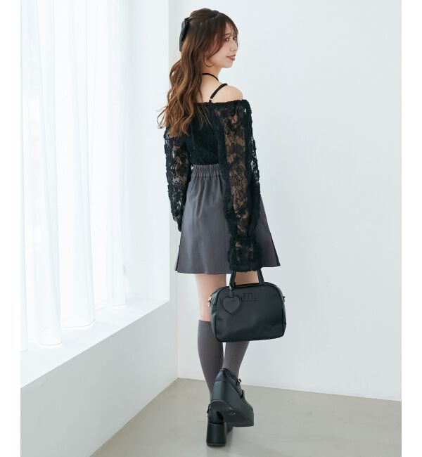  「2wayフラワーレースブラウス」|シャツ・ブラウス|