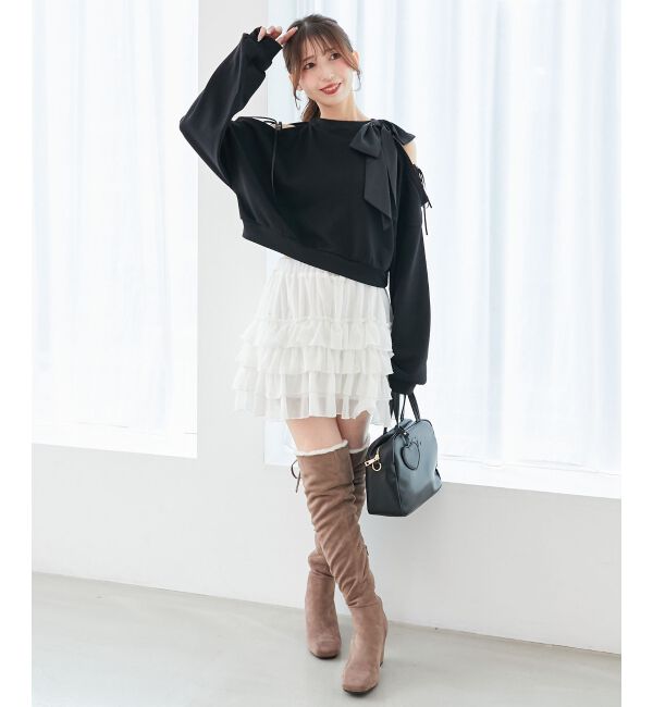  「2WAYファーニーハイロングブーツ」|ロングブーツ|