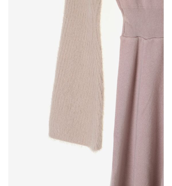  「リボンボレロドッキングニットワンピ」|ワンピース|