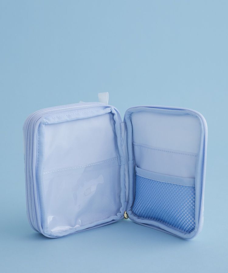 Maison de FLEUR「リボンプリントマルチケース」|ポーチ|