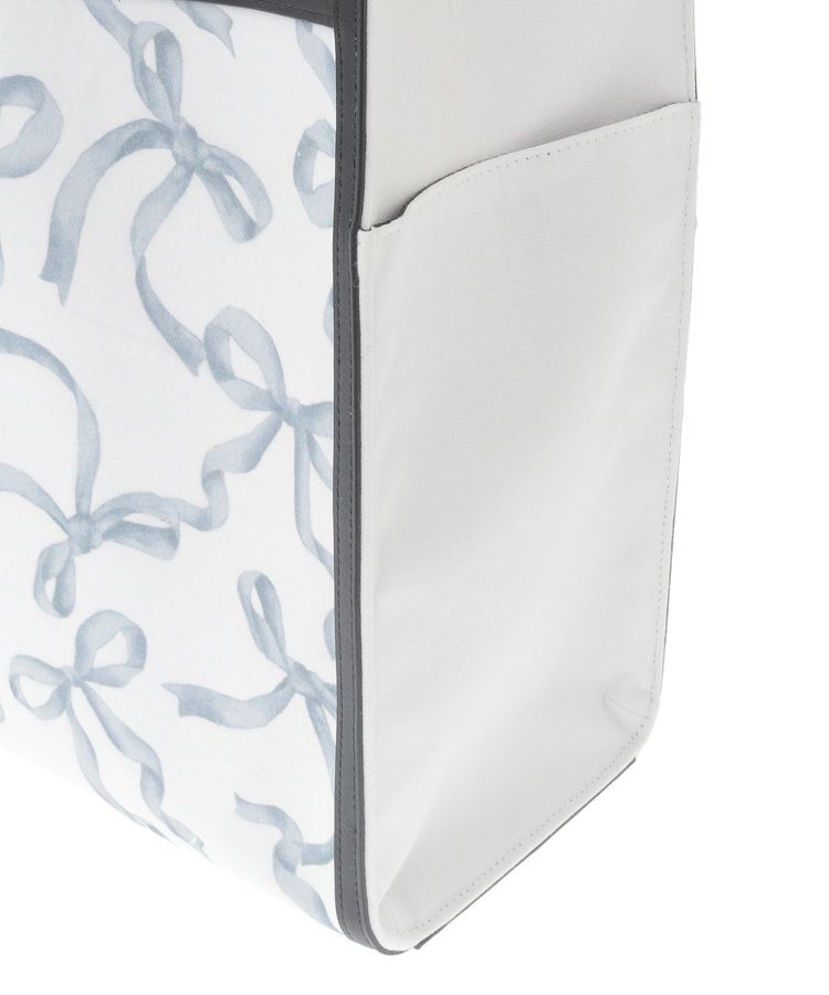 Maison de FLEUR「リボンプリントスクエアトートバッグ」|トートバッグ|