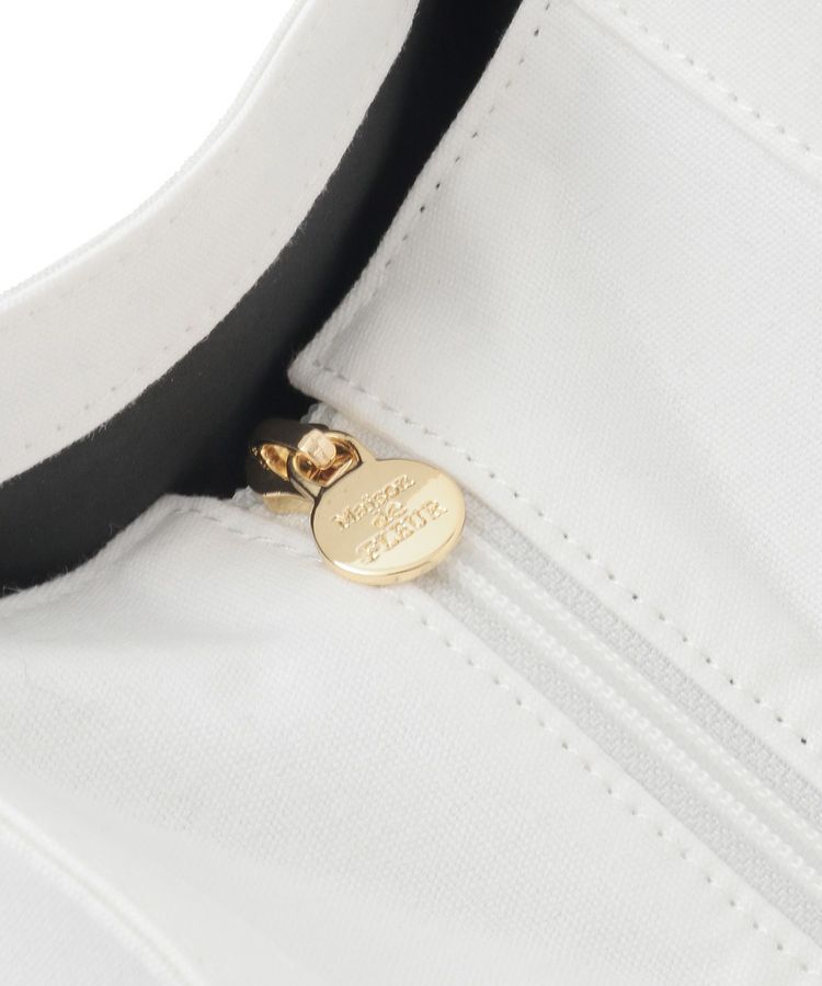 Maison de FLEUR「リボンプリントスクエアトートバッグ」|トートバッグ|