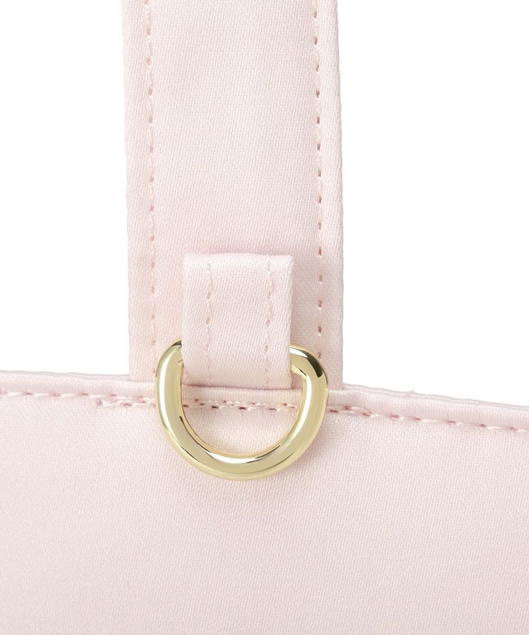 Maison de FLEUR「サテンフロントフリルスクエアトートバッグ」|トートバッグ|